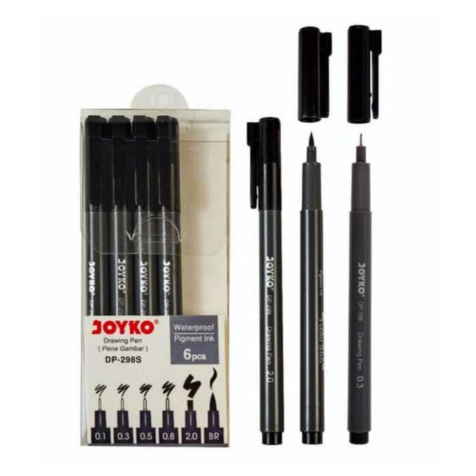 

Cuci Gudang Awal Tahun Drawing Brush Pen 0.1 0.3 0.5 0.8 2.0 Permanen Hitam JOYKO DP-298S Diskon