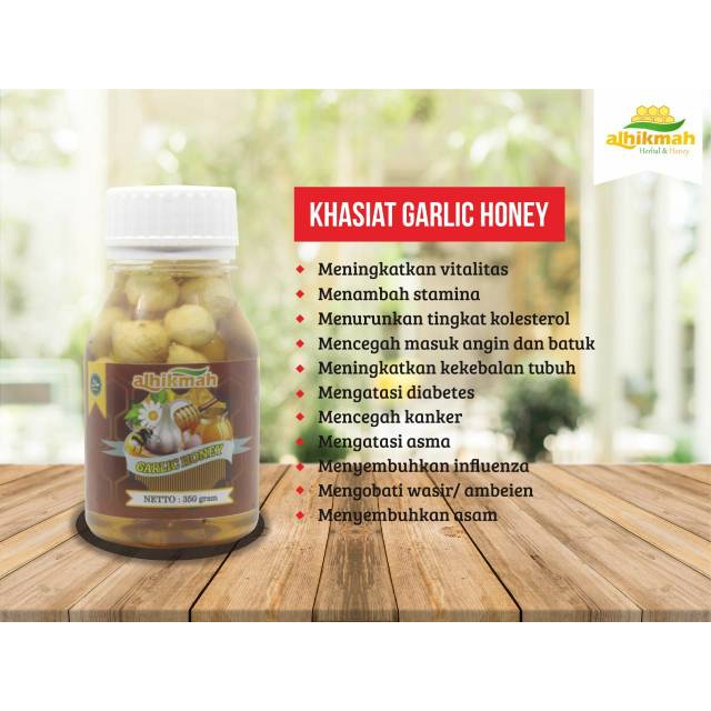 

Madu asli plus bawang Lanang 350gr