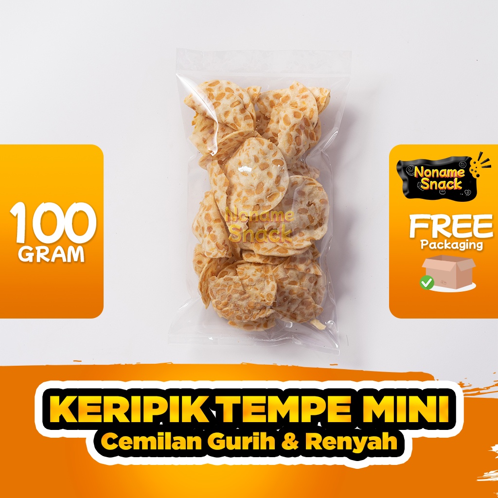 NoName Snack - Keripik Tempe Mini Cemilan Grosir 100Gr