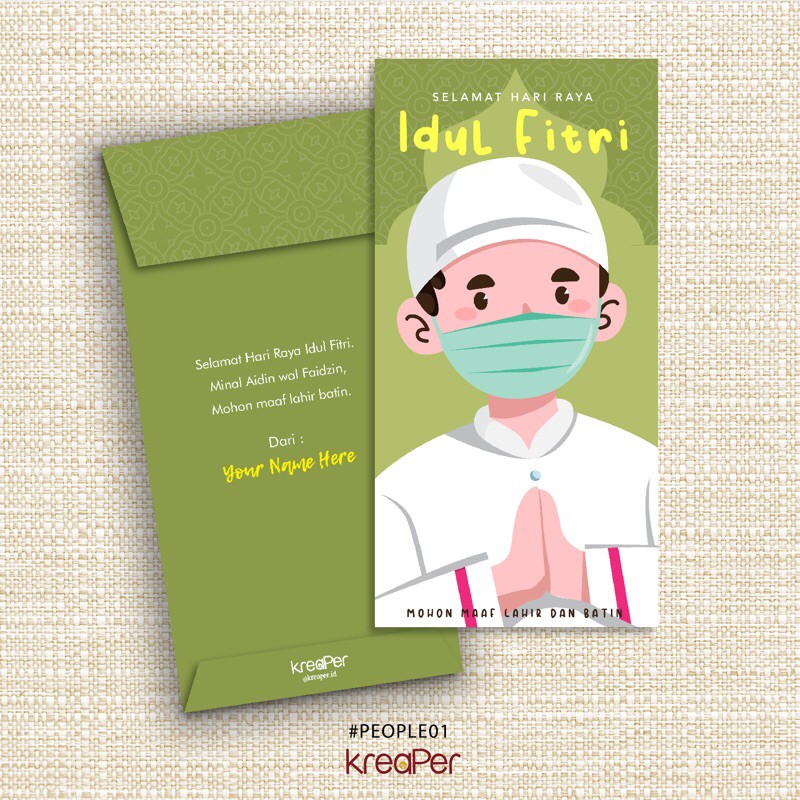 

AMPLOP LEBARAN IDUL FITRI 2021 LARGE (Kode: PEOPLE01)