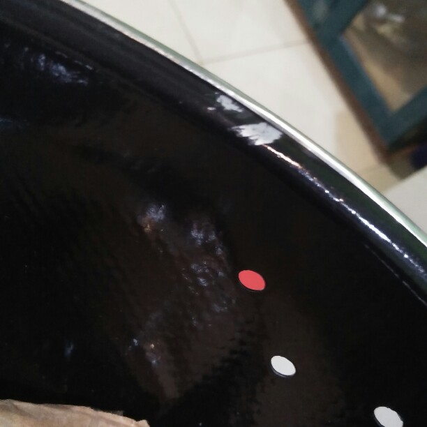 Wajan Enamel Gagang Anti Gores