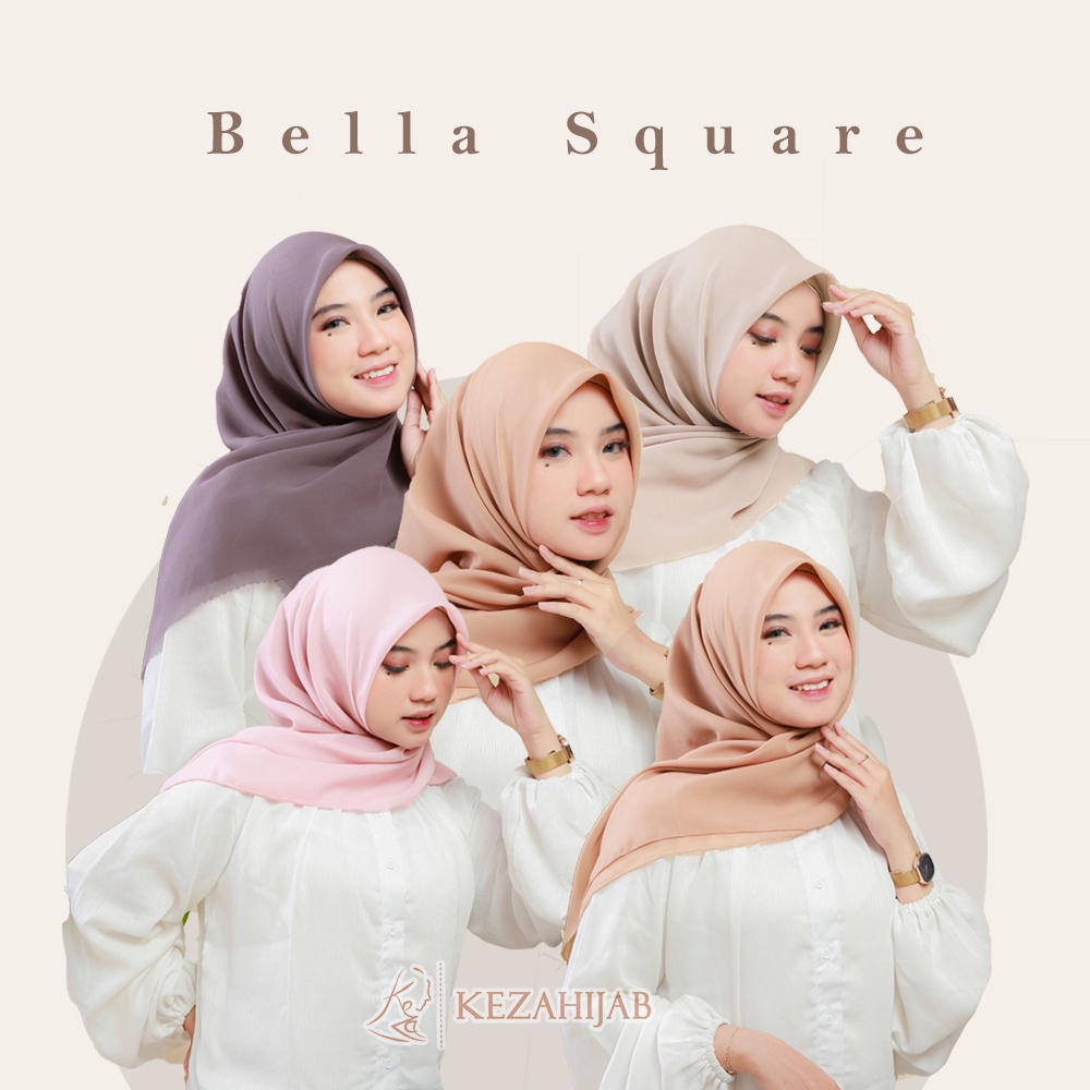 [PART 1] Segiempat Bella Square/Hijab Bella Square/Hijab bella Square Murah