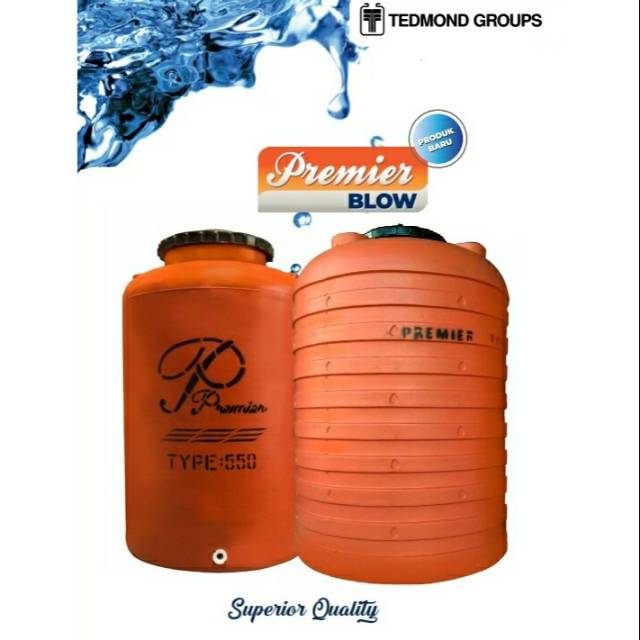 Tandon Air Toren Air Tangki Air Premier Ukuran 250 Liter Invoice Shopee Indonesia