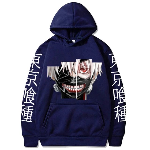 Hoodie Anime Kaneki Tokyo Ghoul Pria &amp; Wanita Bisa COD | Hoodie Anime Pria | Hoodie Wibu Murah