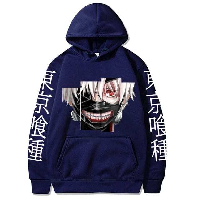 Sweater Hoodie Anime Ghoul | Kaneki Tokyo Ghoul Murah | Hoodie Anak Laki-Laki Premium Terbaru