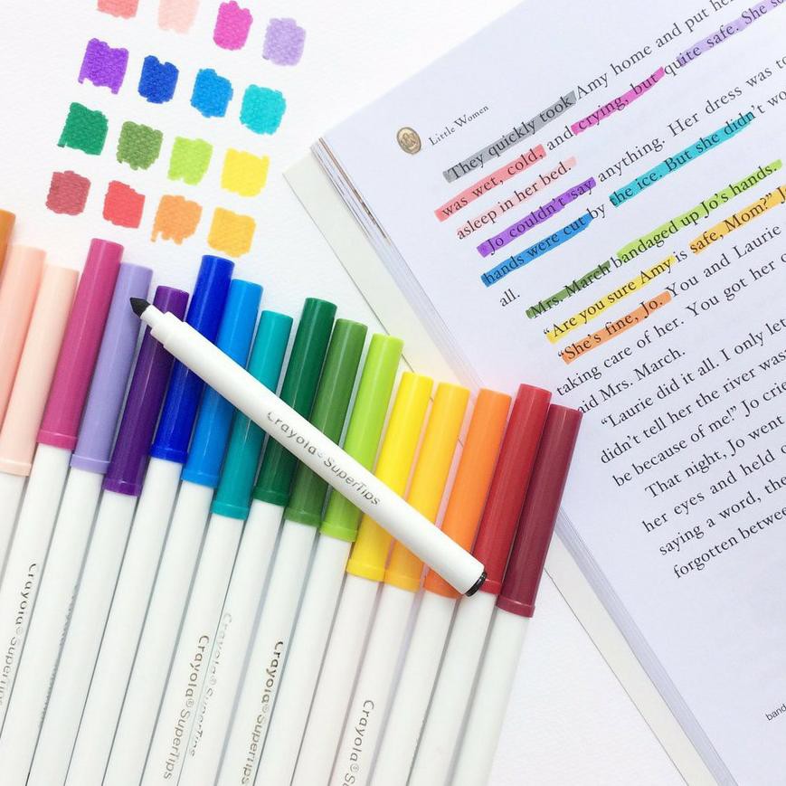 

Flash Sale!! (uoe-491) Crayola Washable Markers Super Tips - 20 Colors
