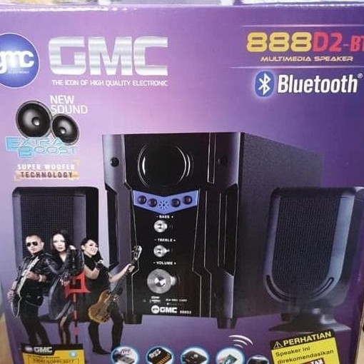 SPEAKER BLUETOOTH GMC 888D2 BT