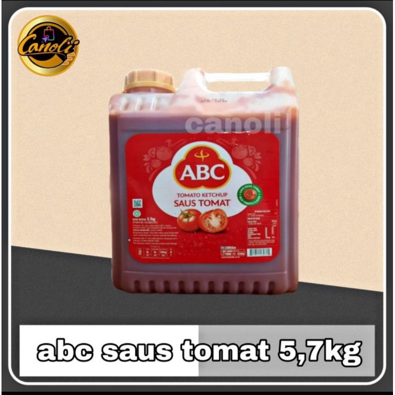 

abc saus tomat 5,7 kg jerigen
