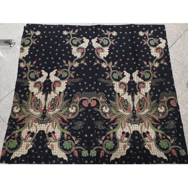 Kain Batik katun Solo motif merak kembar