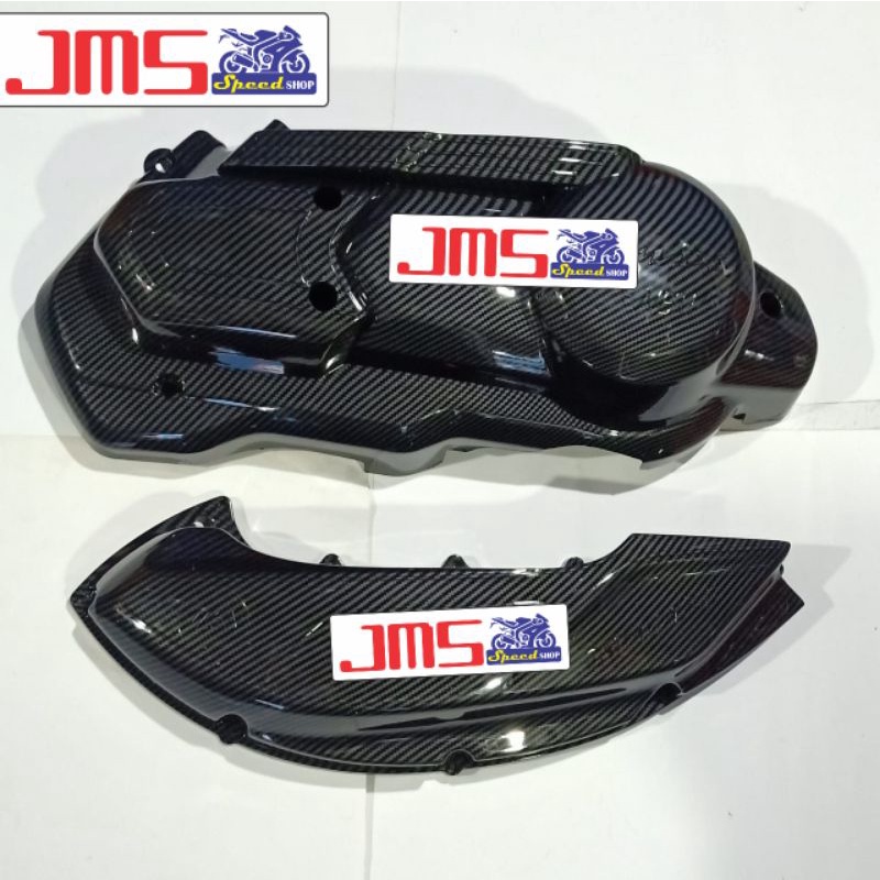 cover tutup carbon cvt dan filter hawa yamaha nmax new 2020 dan aerox new zoro pnp