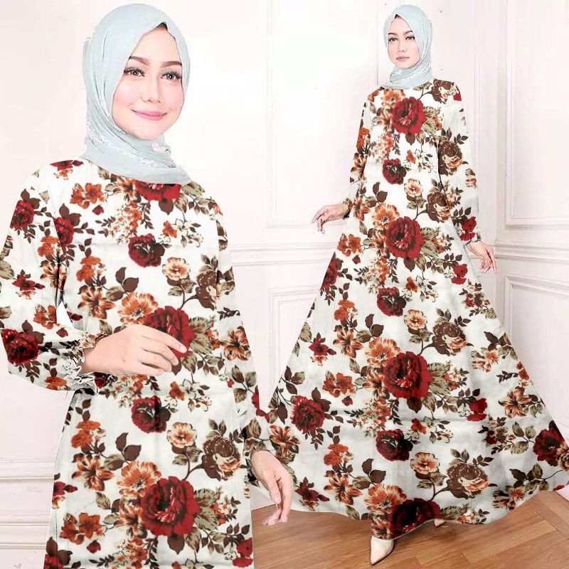 Gamis katun poly premium