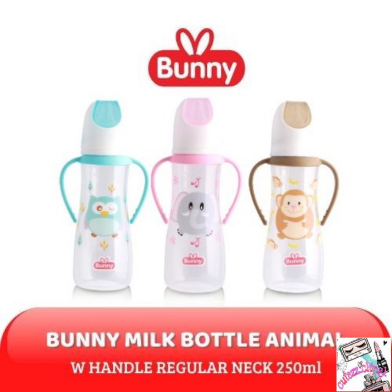 ☃️Cutezz_Ching1☃️Lusty Bunny Feeding Bottle Botol Susu With Handle