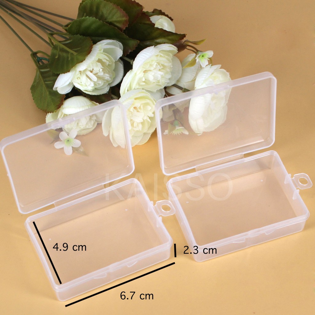 KAISSO - KOTAK KECIL ORGANIZER SIMPAN OBAT MEMORY CARD AKSESORIS SERBAGUNA MINI BOX 6.7x4.9x2.3CM