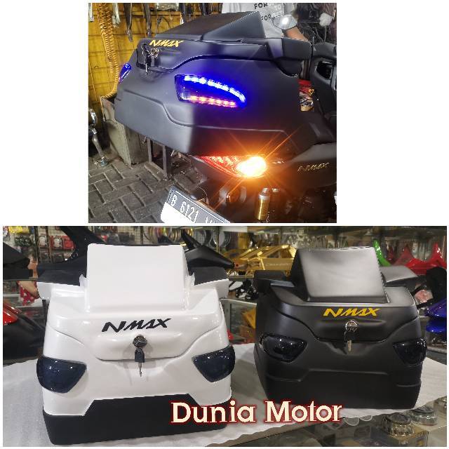 Jual Topbox Nmax Top Box Belakang Nmax Backrest Sandaran Box All New Nmax Plus