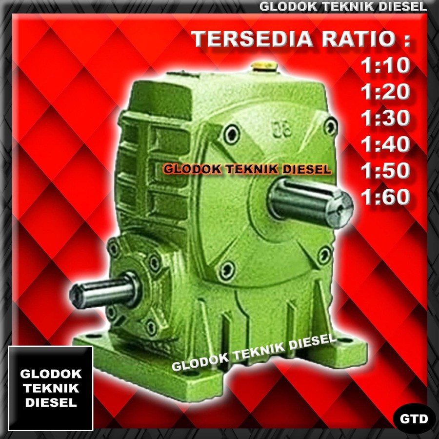 Jual MESIN GEARBOX WPA 135 Ratio 110 160 SPEED REDUCER GEAR BOX WPA