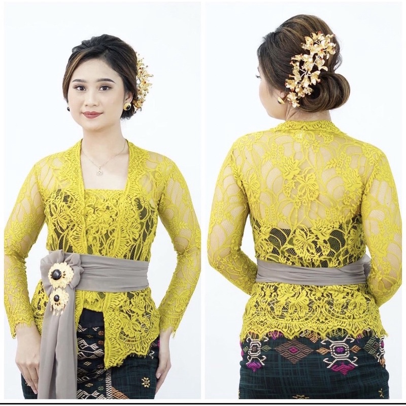 Jual Kebaya Jadi Brokat Motif Terbaru Dengan Model Lengan Panjang Super