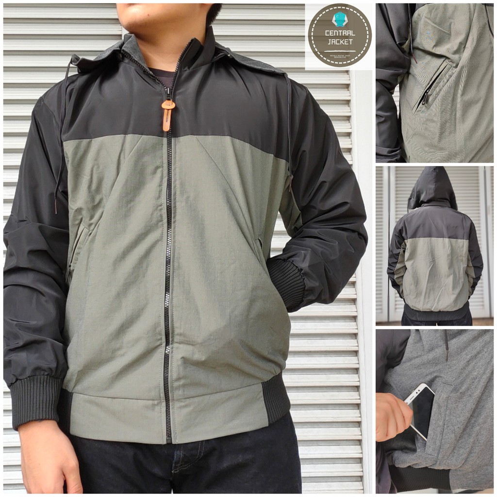 Jaket Bolak Balik BB Kombinasi - High Quality &amp; Modist - Jaket Bolak Balik Pria 2in1