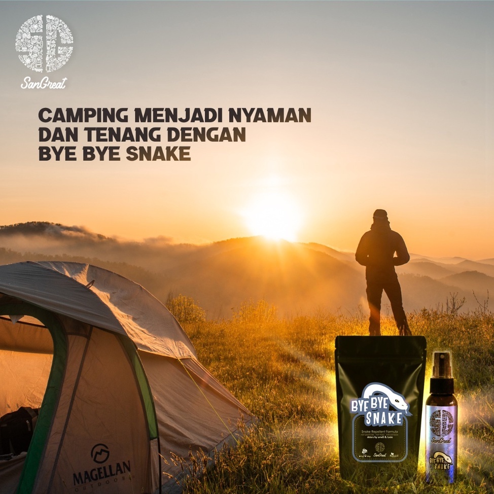 Semprotan anti ular cairan anti ular alat pengusir ular masuk ke rumah non pestisida-SanGreat Bye Bye Snake Spray 250 ml-alami dan aman