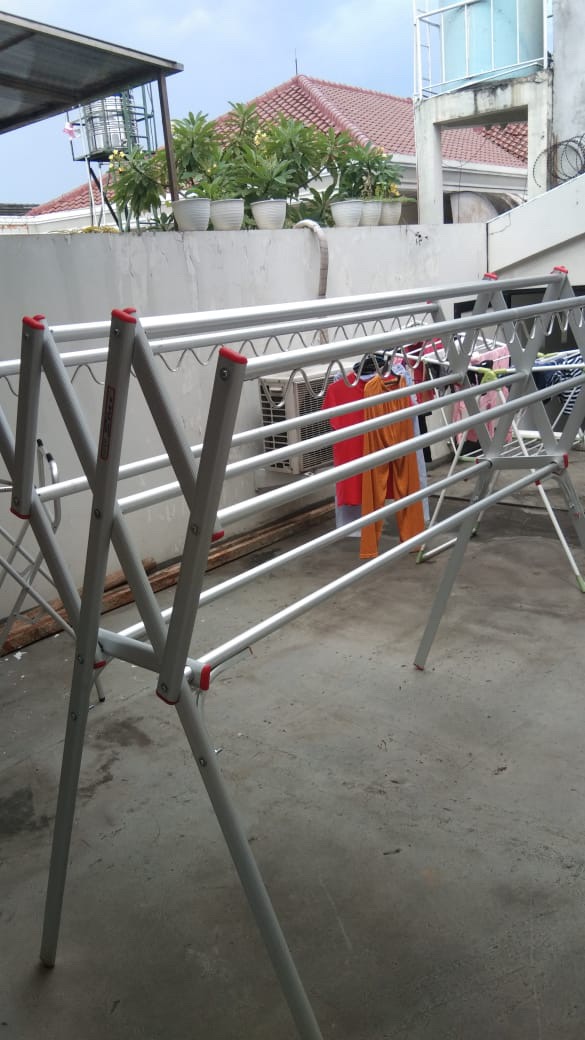 Jemuran Baju Alumunium Super Jumbo Jemuran Pakaian Hanger Garuda