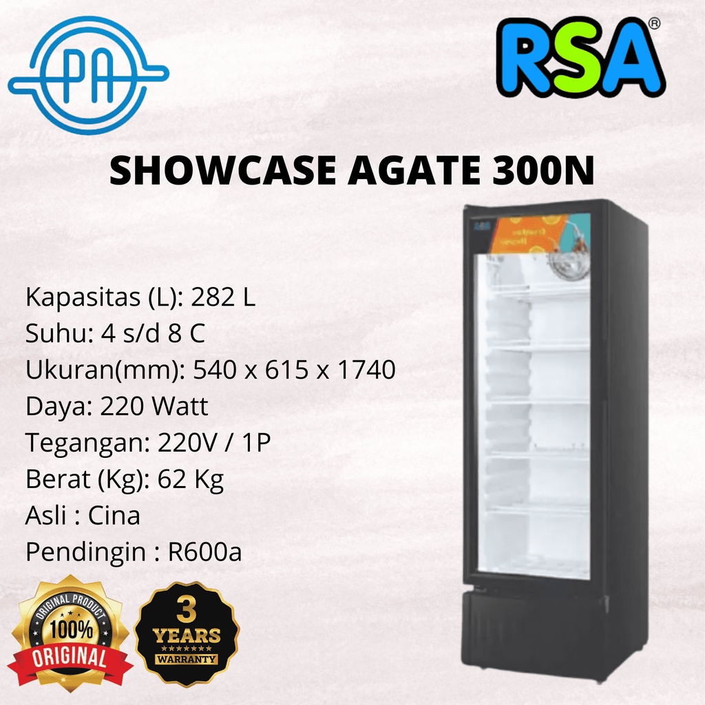 SHOWCASE RSA AGATE 300 AGATE300 RSA