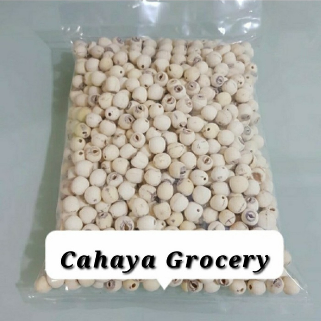 

Biji Teraratai /Lien ci / white lotus seed 250gr