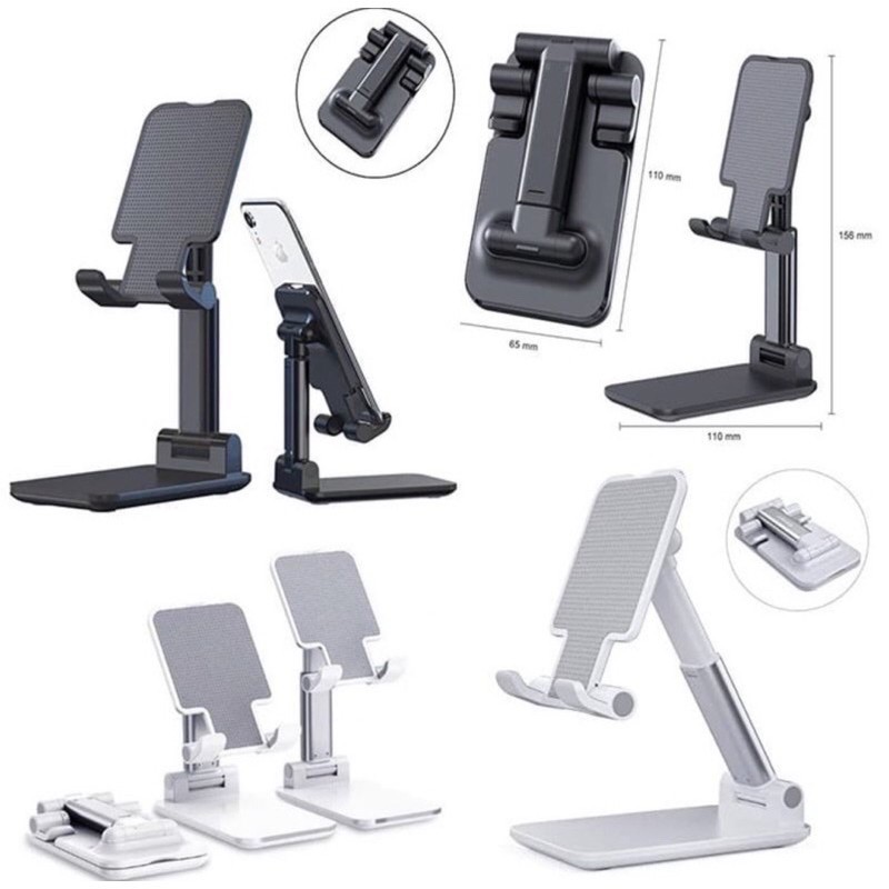 HOLDER HD-23/HD-38 FOLDING DESKTOP PHONE HOLDER TABLET STAND ADJUSTABLE UNIVERSAL ANDROID IPHONE