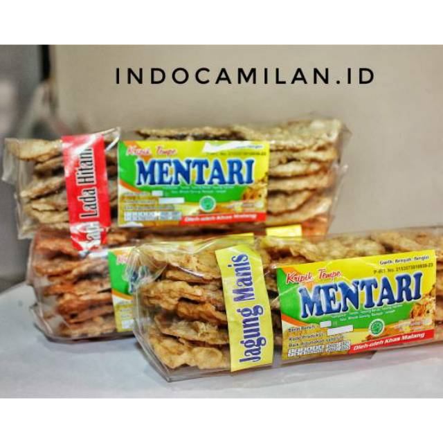 

KERIPIK TEMPE SANAN MALANG CAP MENTARI Oleh Oleh Khas Malang