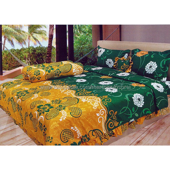 [[Paling Lariss]] SPREI LADY ROSE BORNEO No.3 SINGLE 120 SEPRAI SPRAI SEPRAY BED BEDDING
