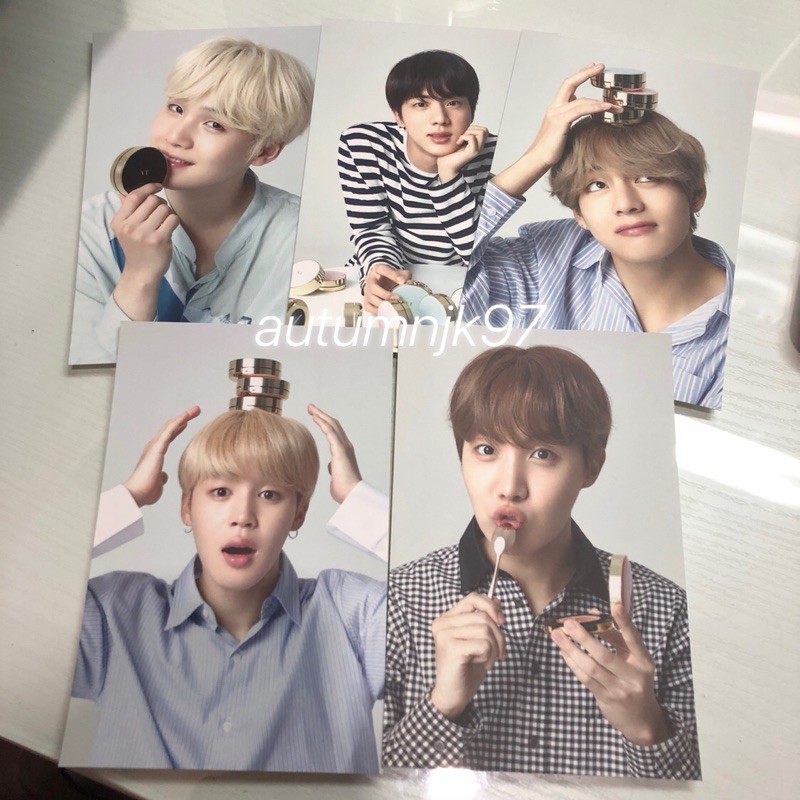 BTS VT Photocard / Postcard Taehyung Jimin Jhope Suga Jin