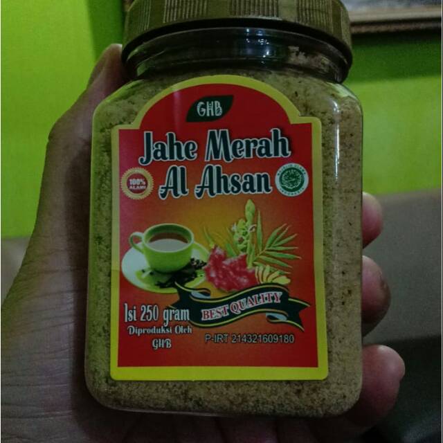 

JAHE MERAH AL AHSAN original 250gr