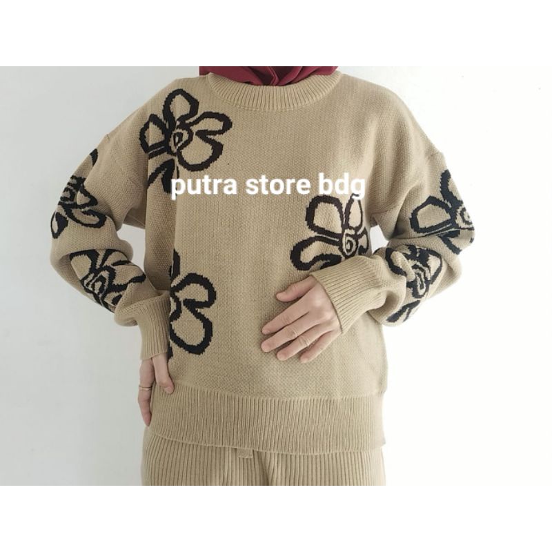 OUTHER SWEATER ANGGUN MOTIF PREMIUM