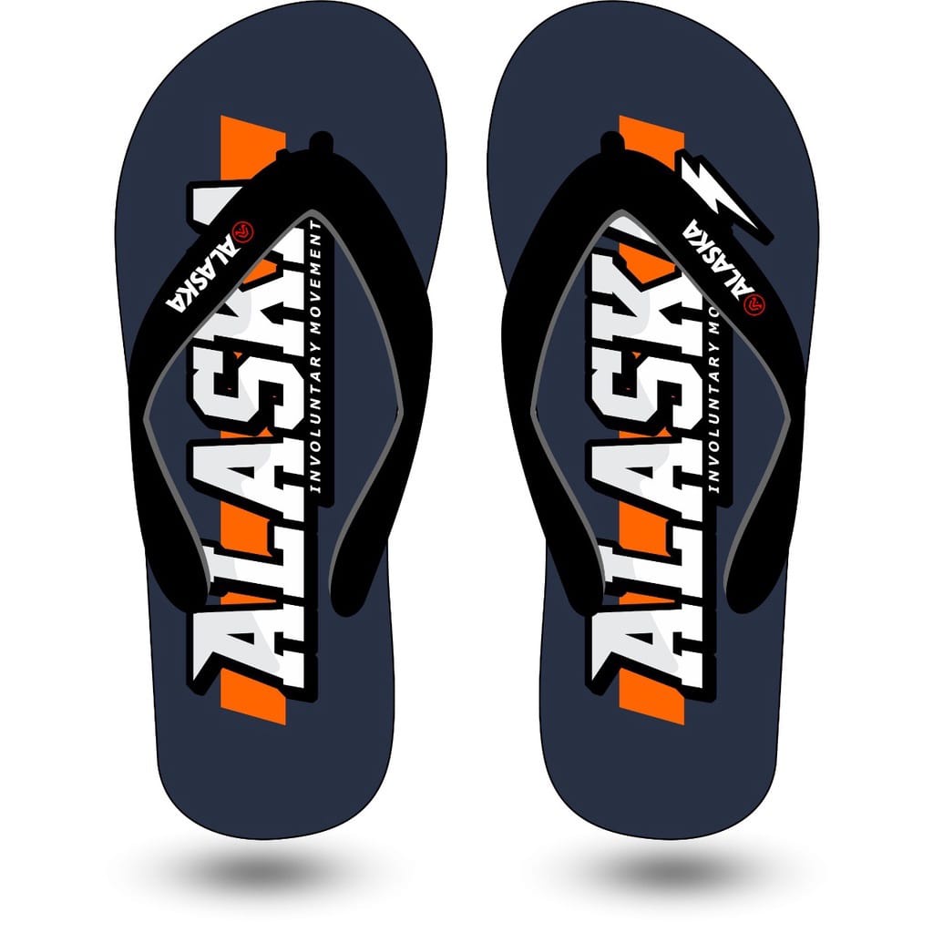 Sandal Jepit Pria Dewasa Distro ALASKA Original Sendal Jepit Pria Printing Terlaris termurah