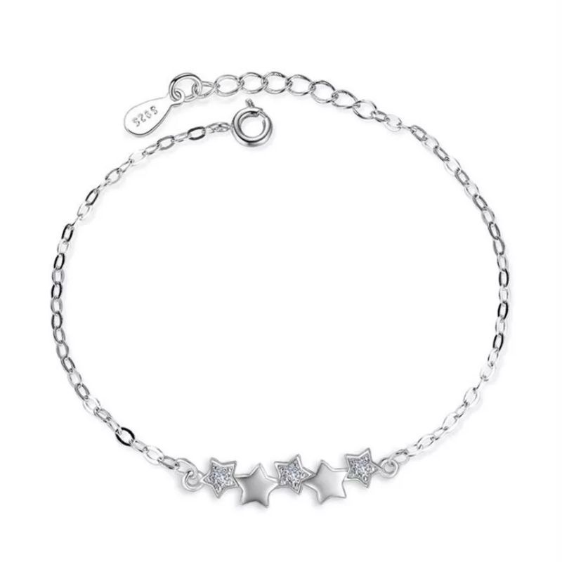 GELANG STAR 925 STERLING SILVER IMPORT KUALITAS TINGGI