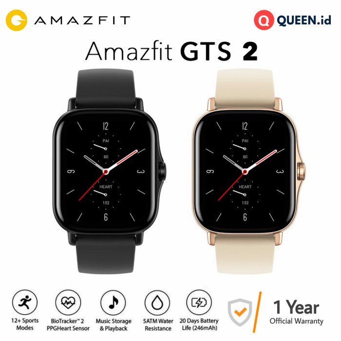 HANDPHONE & TABLET WEARABLE DEVICES AMAZFIT GTS 2 SMART WATCH AMOLED - SMARTWATCH GTS2 GLOBAL VERSIO