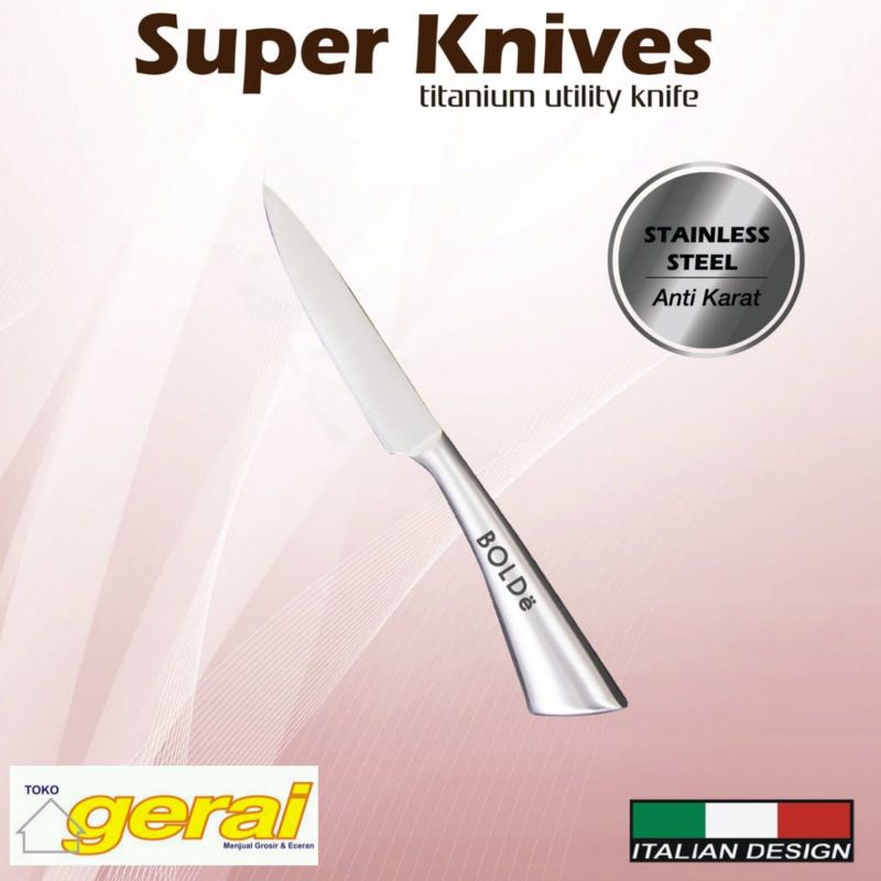 Bolde Knives TITANIUM UTILITY Knife (Pisau)