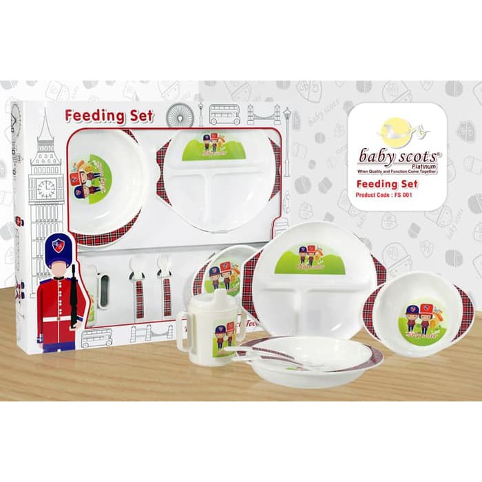 BABY SCOTS FEEDING SET BESAR FS 001-kECIL FS005