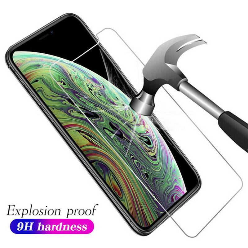 1Pcs Full Cover Glass For iPhone IPhone 11 12 Pro Max Mini Tempered Glass For iPhone 6 6s 7 8 Plus X XS Max XR SE 2020 Screen Protector