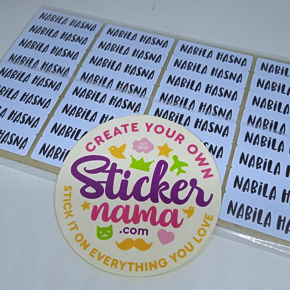 

[PROMO KC040] Label Nama Baju, Label Nama Kain, Label Setrika, Iron-On Label Polos Harga Murah