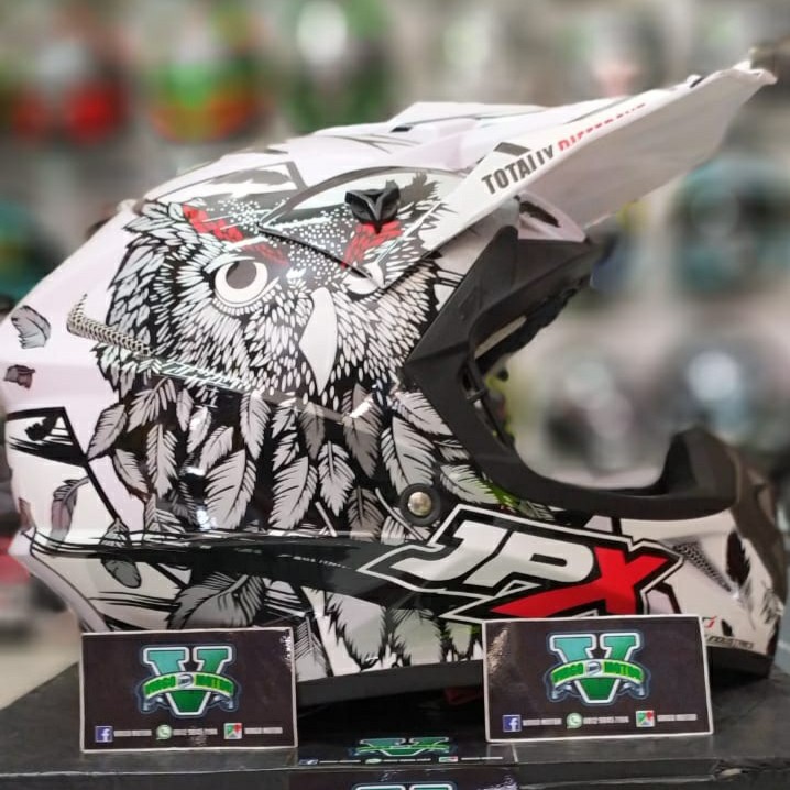 HELM JPX CROSS X13 PEARL WHITE