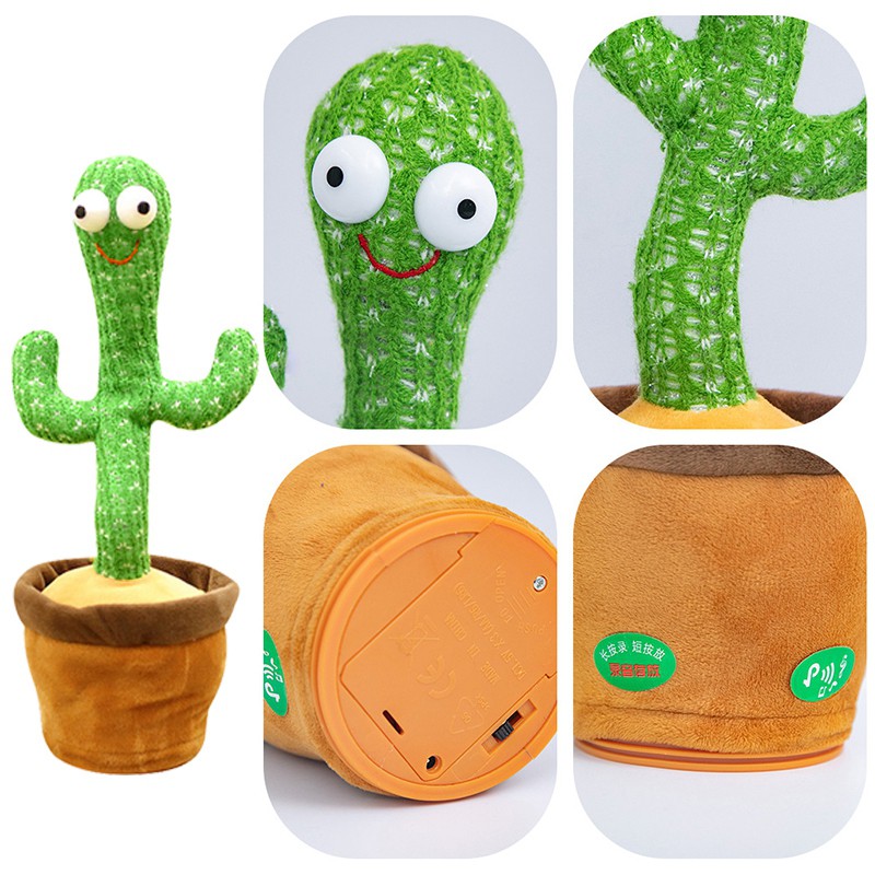 Dancing Cactus Toys Boneka Kaktus Joget Boneka Kaktus Goyang Mainan Kaktus Goyang Mainan Boneka Kaktus Boneka Cactus