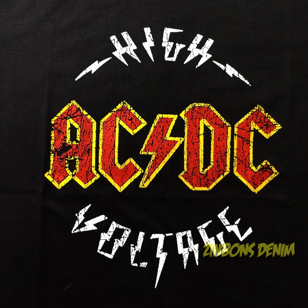 KAOS BAND / KAOS ACDC SERIES / BAJU MUSIK METAL ROCK / TSHIRT MUSIC