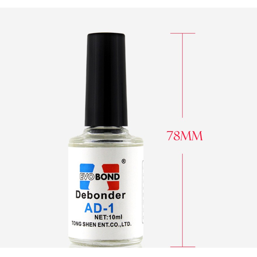 Debonder EvoBond 10 ml Pembersih Lem Bulumata Pembersih Lem Kuku Palsu Glue Remover Tool Pinset