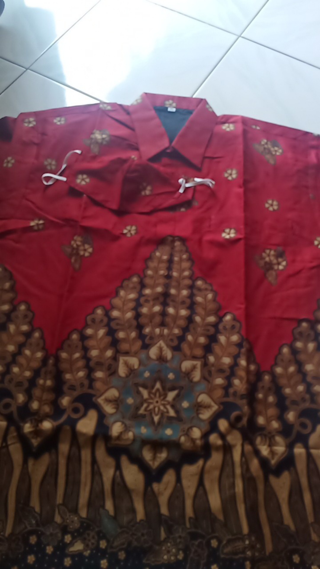 Kangen Kamulyan Kemeja Batik Pria Lengan Pendek Katun Batu Raden Halus Full Furing