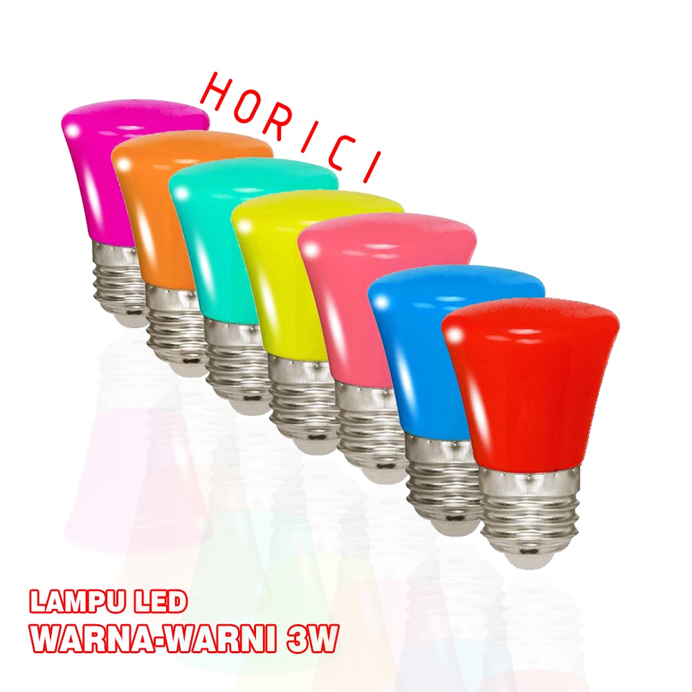 RGB 5W 5LED LAMPU DISCO LED FITTING E27 TUMBLR MINI OTOMATIS DISCO WARNA WARNI / LAMPU SUNSET / LOAMPU BOHLAM WARNA WARNI