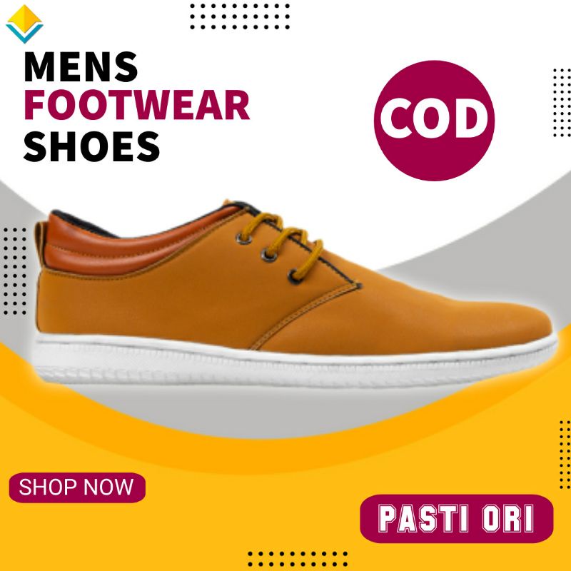 Blucrat Footwear Sepatu Pria Original 100% Sneaker VIDEL Series Spatu Sneakers Snakers Cowok Keren A