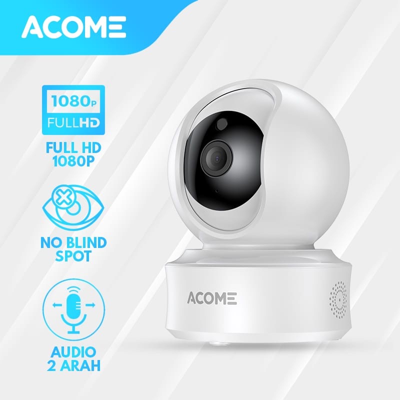 B_  CCTV ACOME FULL HD 1080P No Blind Spot Audio 2 Arah Dalam Ruang APC03