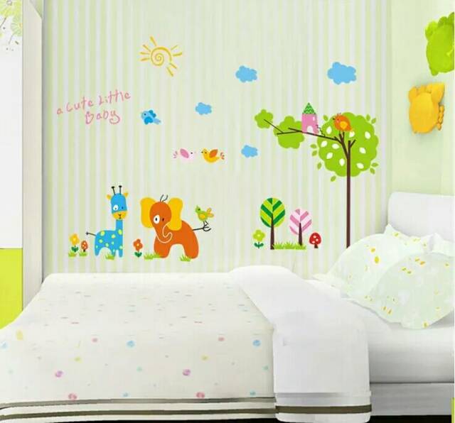 RELIZA WALLSTICKER 60X90 ANIMAL HEWAN ANAK KIDS WALL STICKER DINDING AY824