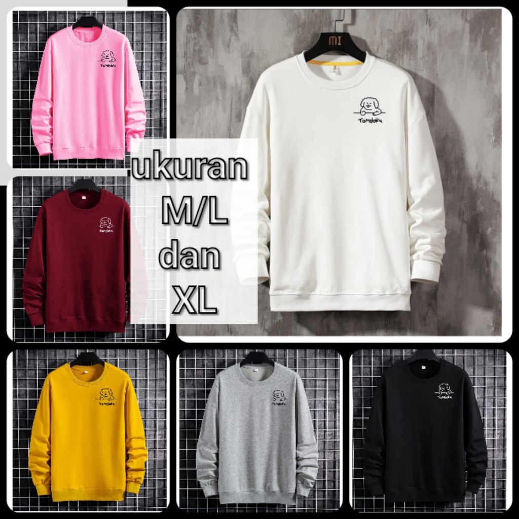 BISA COD / Baju Swater TOMBONY / Sweater Unisex bisa untuk cewe cowo / fashion terbaru -mukzhop