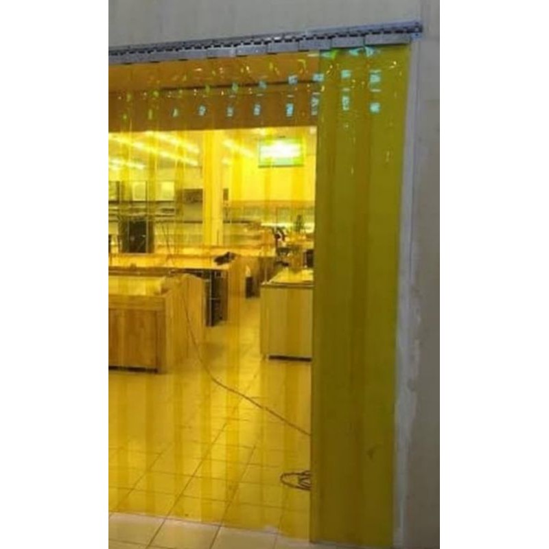 Tirai PVC Curtain Komplit ukuran Lebar 175cm x Tinggi 245cm