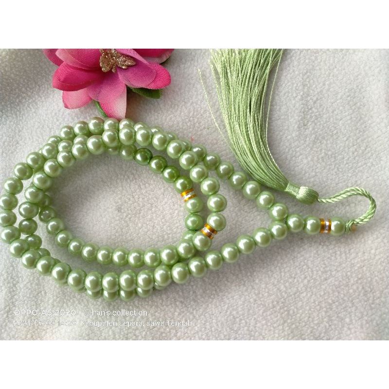 Tasbih Mutiara Isi 99 / Tasbih Mutiara Turky / Tasbih Murah / Souvenir Pernikahan / Souvenir Umroh